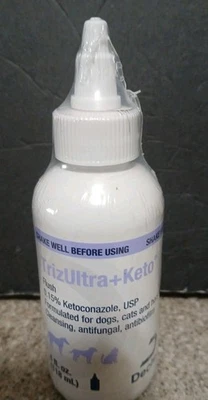 Trizultra Keto Flush 4 fl oz Multi Limpieza Oreja Flush para Gatos y Perros Caballos Foto 1 de 3