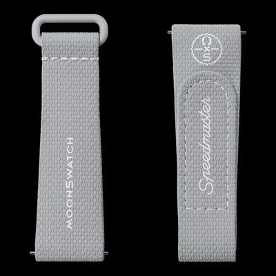 Omega X Swatch MOONSWATCH Correa GRIS/GRIS GOMA S (5,7-6,3 pulgadas) (14,5-16 cm) Foto 1 de 4