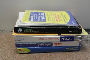 Lot of inkjet/laser printer photo paper (Epson, Staples, etc) - Picture 1 of 8
