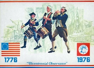 Hoffmaster Bicentennial Observance Placemats 1776-1976 Vtg Paper Embossed Lot 3 - Picture 1 of 3