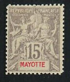 Mayotte Stamp 8  - Navigation & Commerce - Image 1 of 1