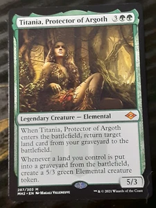 Titania Protettore di Argoth, Modern H 2, quasi nuovo, MTG, SPEDIZIONE GRATUITA - Foto 1 di 2