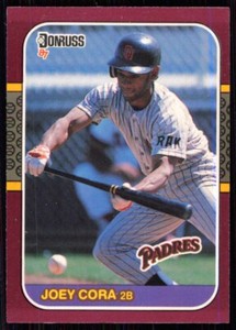 1987 Donruss Opening Day Joey Cora San Diego Padres #147
