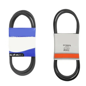 Deck & Drive Belt Combo Fits John Deere L105 L107 L108 L110 L111 L118 L130 - Picture 1 of 5