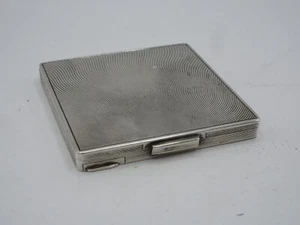 BEAU POUDRIER EN ARGENT MASSIF ET VERMEIL - Imagen 1 de 8