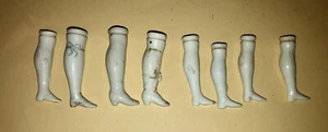 Acht antike Puppen Einbinde Beine aus Porzellan - Photo 1/4