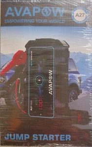 AVAPOW Jump Starter Car Battery 2500A Peak,Portable Starters for  - Picture 1 of 1