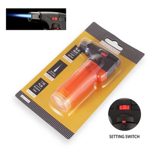 Encendedor de cigarros de plástico a prueba de viento Galiner llama de chorro único butano gas recargable - Imagen 1 de 9