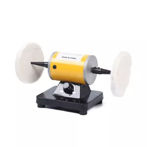 Torno de banco de velocidad variable máquina pulidora motor joyería pulidora 200W - Imagen 1 de 14