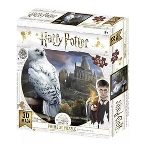 ๐ Prime 3D Motion Harry Potter Castle & Hedwig Owl Jigsaw Puzzle - 500 Pieces - Picture 1 of 3