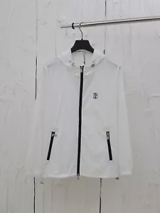 Brunello Cucinelli embroidered hooded hardshell jacket - Picture 1 of 13