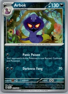 Arbok SV05: Temporal Forces 101/162 Near Mint NM Reverse Holo - Picture 1 of 2