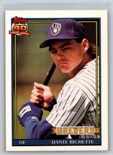 1991 Topps Traded #10T Dante Bichette       Milwaukee Brewers