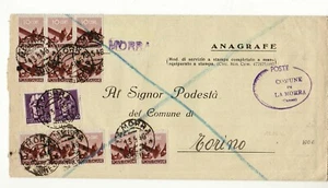 L235 CUNEO LA MORRA X TORINO N.11 DEMOCRATICA LIRE 10 N.2 IMPERIALE CENT. 50 - Picture 1 of 2