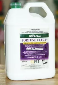 Insect Spray Fortune Ultra 5L Bifenthrin Termite Insect Ant Spray Poison - Picture 1 of 6