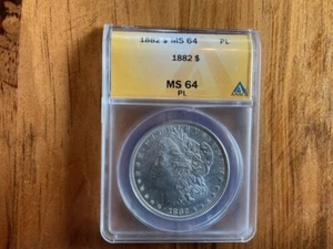 1882 Morgan Silver dollar MS 64 PL - Picture 1 of 2