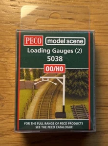 Peco Model Scene #5038 OO/HO Gauge Loading Gauges (2) New In Packet - Picture 1 of 1
