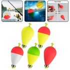 Fsihing Weighted Bobbers Fishing Floats Pear Shape Snap-on Weighted Bobbers
