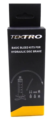 Kit básico de purga Tektro - jeringa, tubo de plástico, retenedor de manguera, accesorios Foto 1 de 2