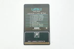 KORG DDC-B02 LATIN 2 ROM for DDD-1, DDD-5 Worldwide Shipment - Picture 1 of 2