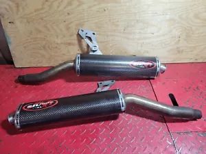 2002 Ducati SS750 SIL MOTO ITALIA Rear Slip On Exhaust Mufflers - Picture 1 of 18