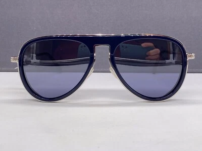 Gafas de sol Jimmy Choo para hombre espejadas azules grandes XL sólido piloto precio original 395 € Foto 1 de 4