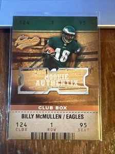 Billy McMullen 2003 Fleer Authentix Club Box Rookie RC #110 /100 - Picture 1 of 7
