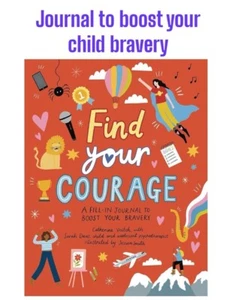 Find Your Courage:journal to boost your bravery book-self steem for children-NEW - Picture 1 of 11