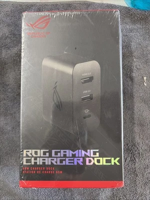 Base Cargador Asus ROG Original Gaming 65W, Cable USB Tipo-C Desmontable, Negro Foto 1 de 3
