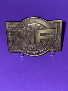 Vtg Massey Ferguson Tractor Belt Buckle 1970’s Farm Ag - Picture 1 of 5