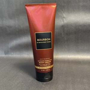 Bath & Body Works Men's BOURBON Ultimate Hydration Body Cream Lotion 8 oz new - Picture 1 of 3