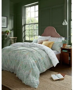 William Morris, Jardín, Reversible, Juego de Edredón Super King + 2 Fundas de Almohada - Imagen 1 de 3