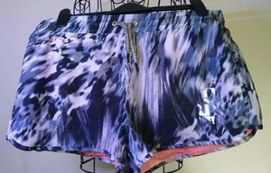 LIPSY OF LONDON Shorts XL Waist 34-38 In Net Inner Animal Print Active Wear - Picture 1 of 5