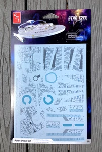 AMT 1/537 STAR TREK II U.S.S. RELIANT NCC-1864 AZTEC DECAL SET 4 SHEETS MKA 071 - Picture 1 of 18