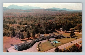 Postal Twin Mountain NH Vista Aérea Paqette's Motor Inn Cromo New Hampshire   - Imagen 1 de 2