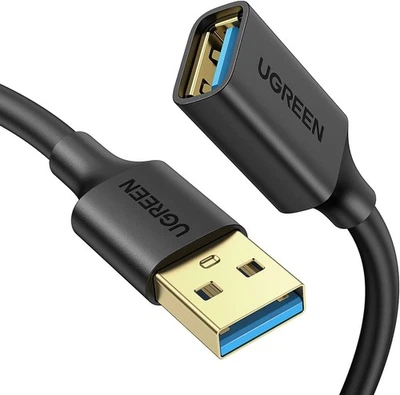 UGREEN USB A-Male to A-Female Extension Cable Gold-Plated High-Speed 5Gbps - Image 1 of 3