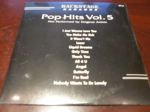 BACKSTAGE KARAOKE 3717 POP HITS VOL 5 CD+G SEALED - Picture 1 of 1