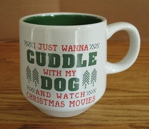 Kaffeetasse Ich will nur mit Hund kuscheln & Weihnachtsfilme Tag der offenen Tür ansehen - Bild 1 von 7