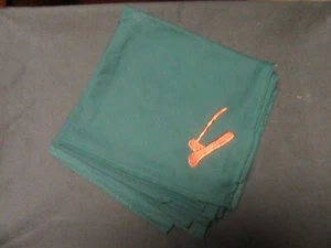 Pañuelo de madera verde con insignia de aprendiz años 70-90 EB03 - Imagen 1 de 1