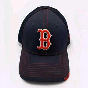 Boston Red Sox New Era 39THIRTY Navy Flex Mesh Hat Cap Size Large-XLarge - Picture 1 of 12