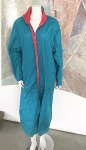 Vintage The Woolrich Woman Blue Pink Womens Winbreaker Wind Breaker Jacket Large - Picture 1 of 12