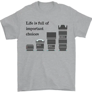 Camiseta Para Hombre De Fotografía Importantes Elecciones 100% Algodón - Picture 1 of 7