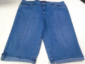 Gloria Vanderbilt Skimmer Denim (Medium Wash) Jean Capris Sz 24 - Picture 1 of 9