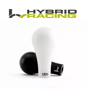 HYBRID RACING SHIFT KNOB "130R" DELRIN M10 X1.5 90MM TALL WHITE HYB-NOB-01-09 - Foto 1 di 3