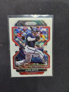 2022 Panini Prizm Baseball Juan Soto White Wave Prizm #117