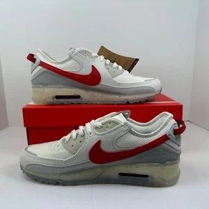 Nike AIR MAX TERRASCAPE 90 Zapatos para Hombre Summit Blanco Rojo Arcilla NUEVOS DQ3987-100 NUEVOS - Imagen 1 de 12