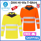 Portwest Hi-Vis T-Shirt Moisture Wicking Lightweight Safety WorkWear Shirt DX416