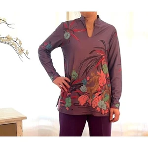 Blusa Rhoda Lee Vintage Mod Disco Retro Años 60 70 Damas Talla MED - Imagen 1 de 7