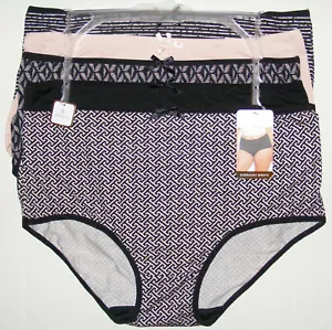 5 Pack Briefs Panties Plus Size 2X Comfort Stretch Microfiber Adrienne Vittadini - Picture 1 of 7