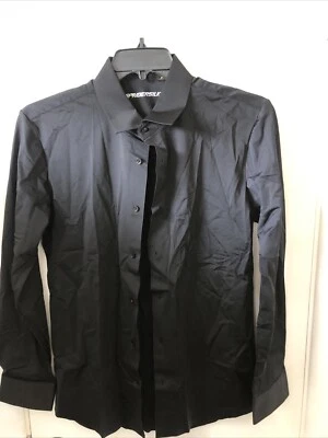 Lion Nardo мужской Spaidersilk черный платье рубашка черный на пуговицах маленький - Изображение 1 из 4